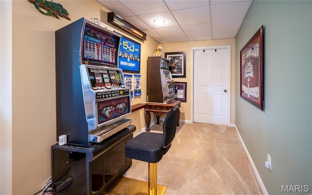 1004 Kodiak Ct, Wentzville, MO 63385 - office with a paneled ceiling and carpet flooring