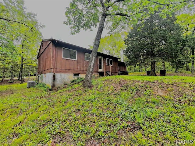 13556 Rustic Valley Dr, Wright City, MO 63390 - back of property featuring central AC