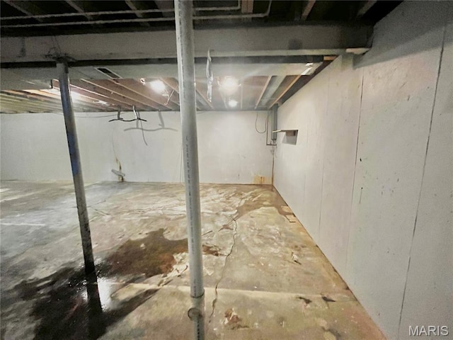 13556 Rustic Valley Dr, Wright City, MO 63390 - view of unfinished basement