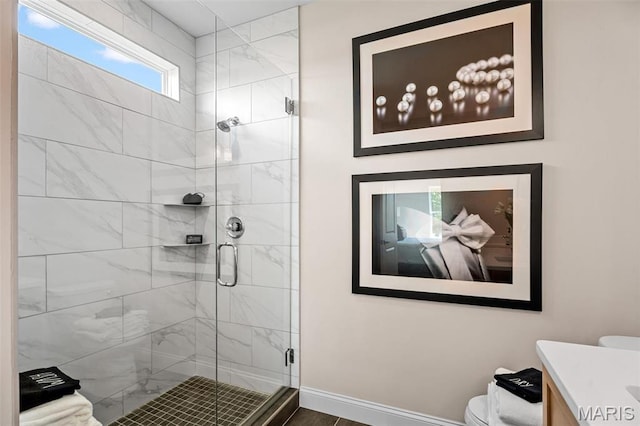 134 Columbia Meadows Ln, Ofallon, MO 63366 - bathroom with a stall shower and vanity