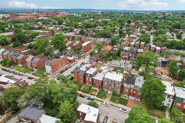 2116 Victor St, Saint Louis, MO 63104 - aerial view of property's location with nearby suburban area