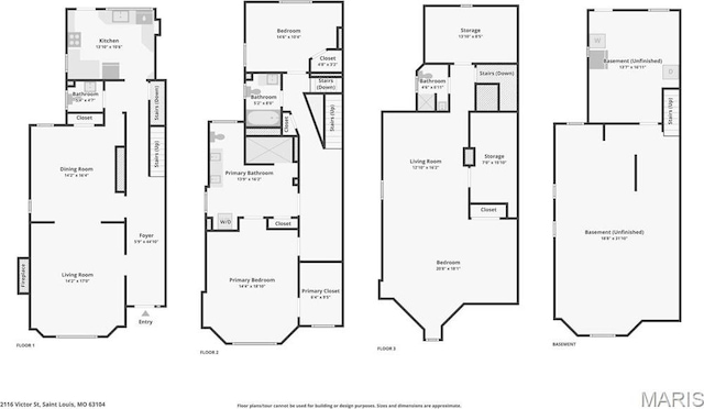 2116 Victor St, Saint Louis, MO 63104 - home floor plan