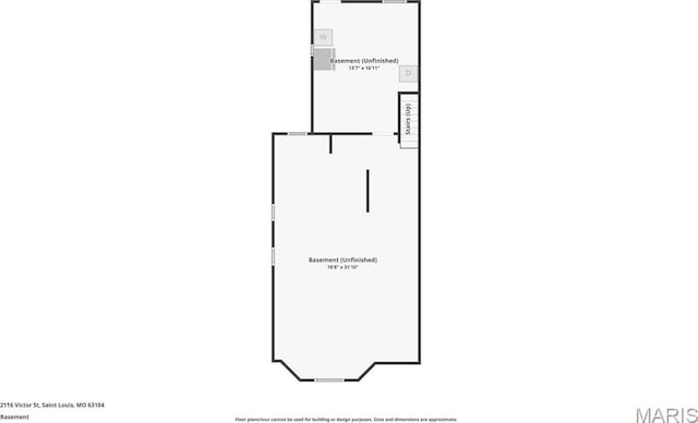2116 Victor St, Saint Louis, MO 63104 - floor plan / room layout