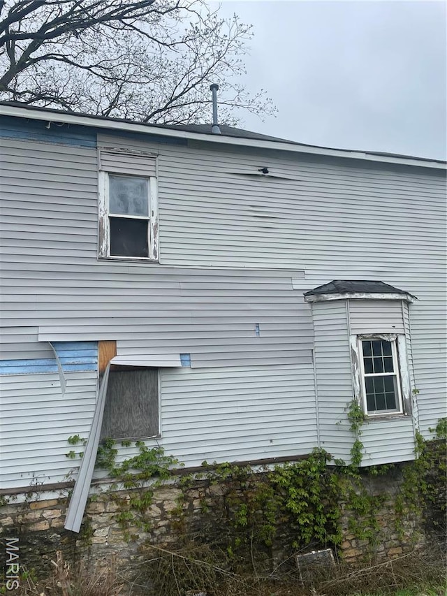 view of side of property