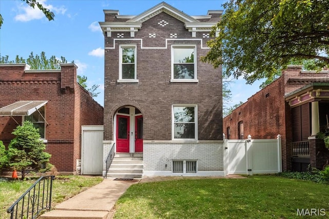 5518 Alaska Ave, Saint Louis, MO 63111 - view of front of home featuring brick siding and a gate