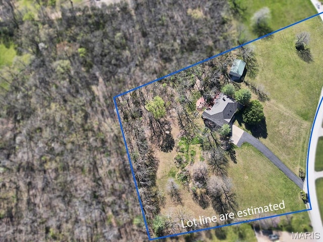 5026 Kype View Ave, Festus, MO 63028 - view of rural area featuring property boundaries highlighted