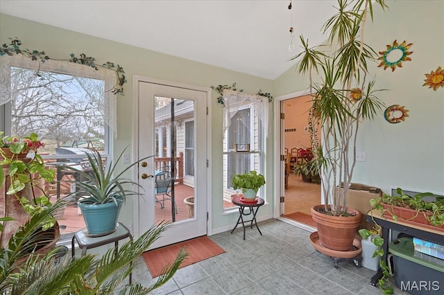 5026 Kype View Ave, Festus, MO 63028 - doorway with vaulted ceiling