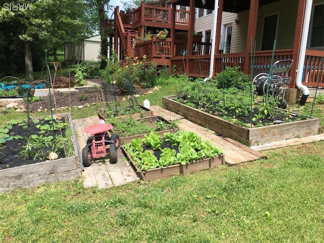 5026 Kype View Ave, Festus, MO 63028 - view of green lawn with a garden