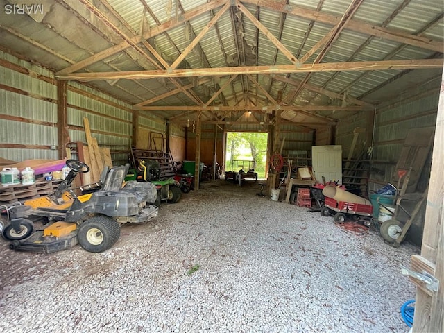 5026 Kype View Ave, Festus, MO 63028 - garage with metal wall