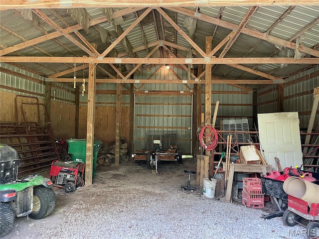5026 Kype View Ave, Festus, MO 63028 - garage featuring metal wall