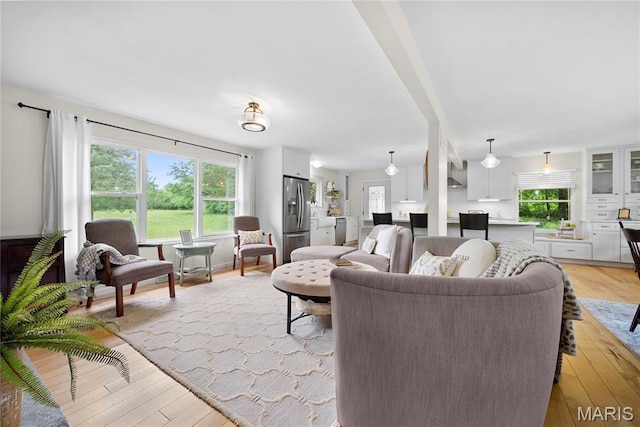 3066 W Meyer Rd, Foristell, MO 63348 - living room featuring light wood-style floors