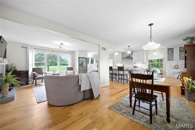 3066 W Meyer Rd, Foristell, MO 63348 - dining area with light wood finished floors