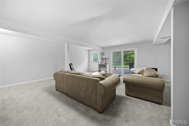 3066 W Meyer Rd, Foristell, MO 63348 - carpeted living area with baseboards