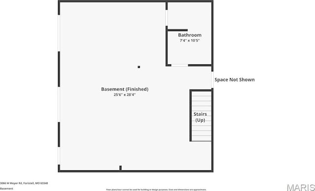 3066 W Meyer Rd, Foristell, MO 63348 - view of property floor plan