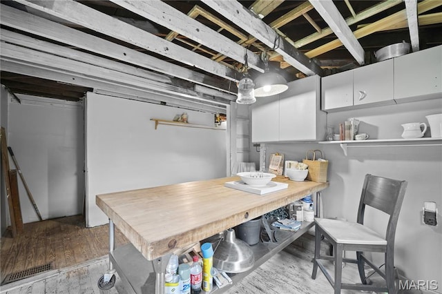 3066 W Meyer Rd, Foristell, MO 63348 - below grade area with wood finished floors