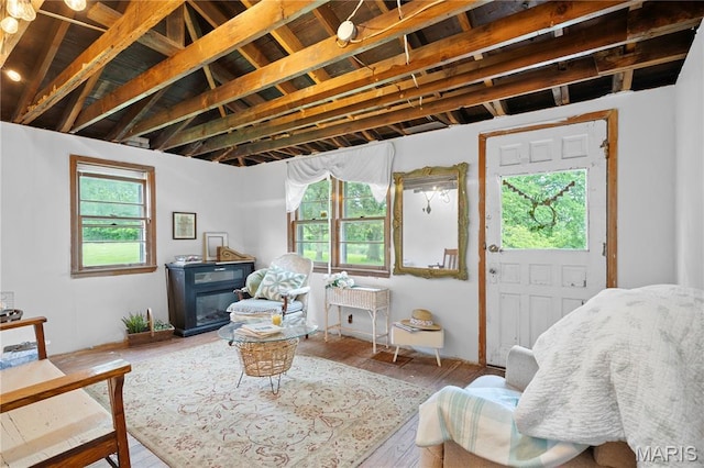 3066 W Meyer Rd, Foristell, MO 63348 - living area with wood-type flooring