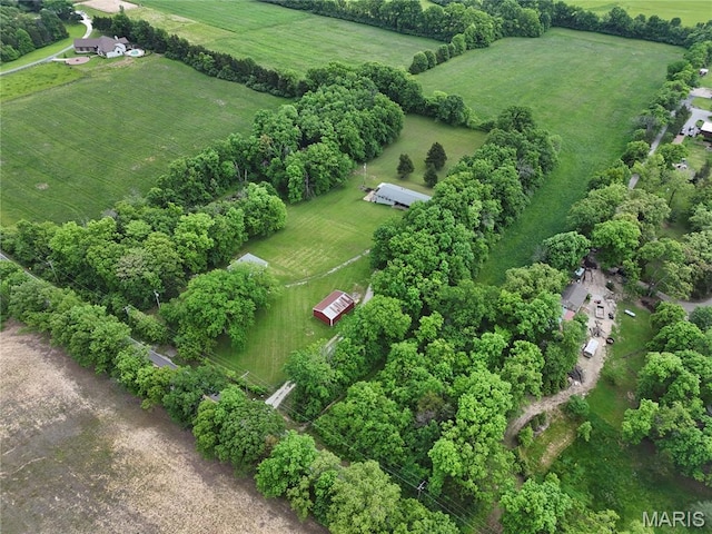 3066 W Meyer Rd, Foristell, MO 63348 - aerial view of property's location featuring rural landscape