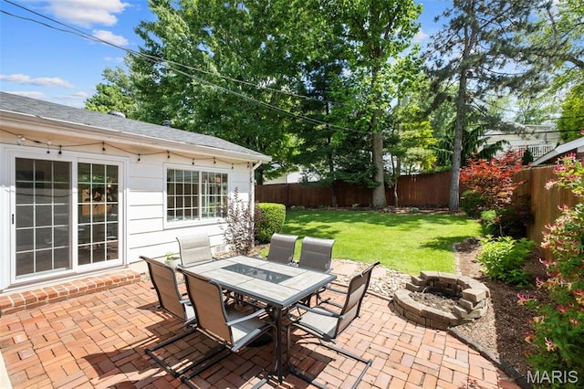 7424 University Dr, University City, MO 63130 - view of patio / terrace with outdoor dining space