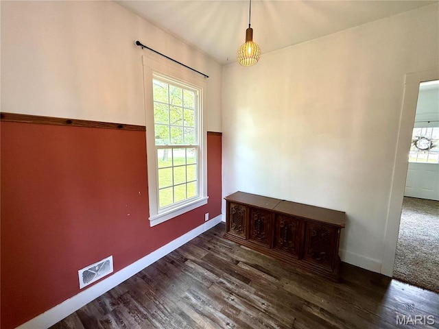 405 W Magnolia St, Marine, IL 62061 - unfurnished room featuring wood finished floors and baseboards