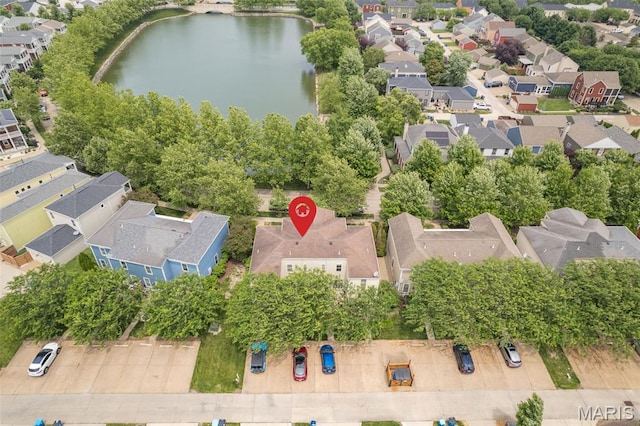 3677 Arpent St Unit 3, Saint Charles, MO 63301 - aerial view of property's location featuring nearby suburban area and a nearby body of water