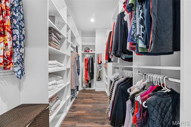 1424 Haarman Oak Dr, Wildwood, MO 63005 - spacious closet with wood finished floors