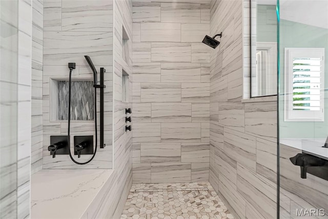 1424 Haarman Oak Dr, Wildwood, MO 63005 - full bath with tiled shower