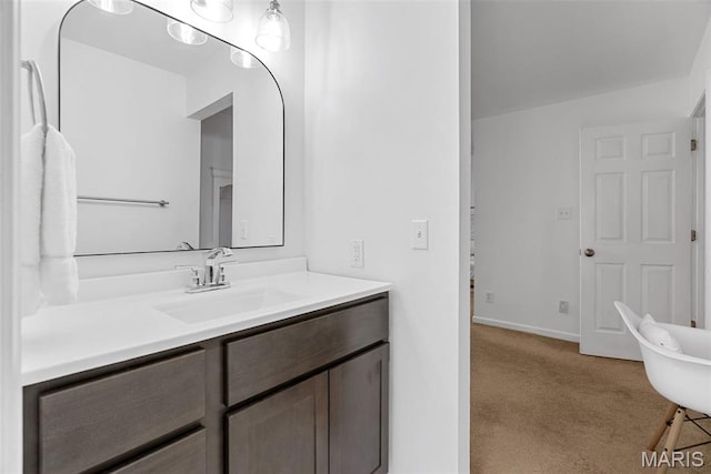 1424 Haarman Oak Dr, Wildwood, MO 63005 - bathroom with vanity and baseboards