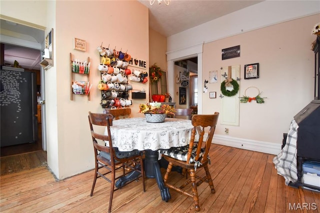 120 E Corbin St, Bethalto, IL 62010 - dining area with light wood finished floors and baseboards