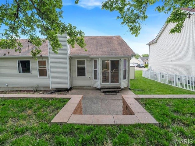 927 Annabrook Park Dr, Ofallon, MO 63366 - back of house featuring a patio area and entry steps