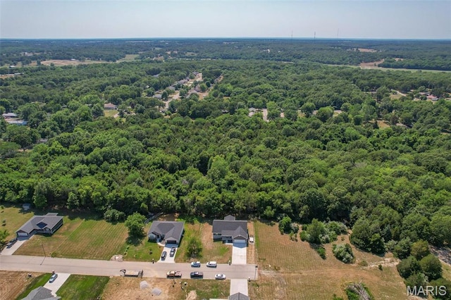 1541 Fairfield Dr, Lebanon, MO 65536 - bird's eye view of a heavily wooded area
