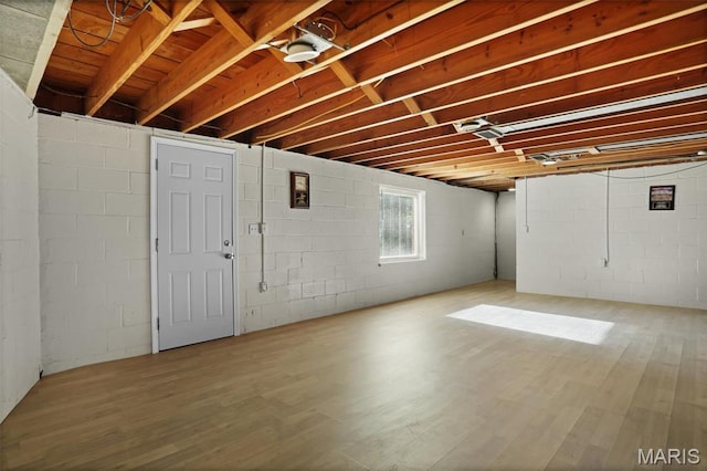 11 Wilshire St, East Alton, IL 62024 - basement with wood finished floors