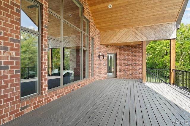 view of deck