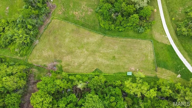 aerial view of property's location featuring property boundaries highlighted
