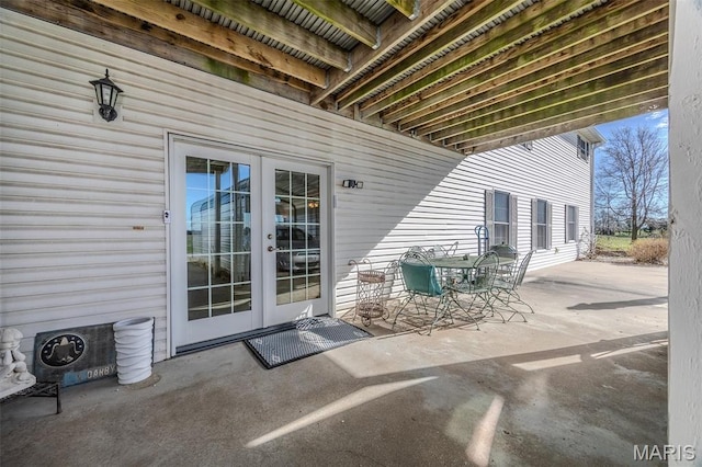 23598 Falcon Rd, Lebanon, MO 65536 - view of patio / terrace featuring french doors