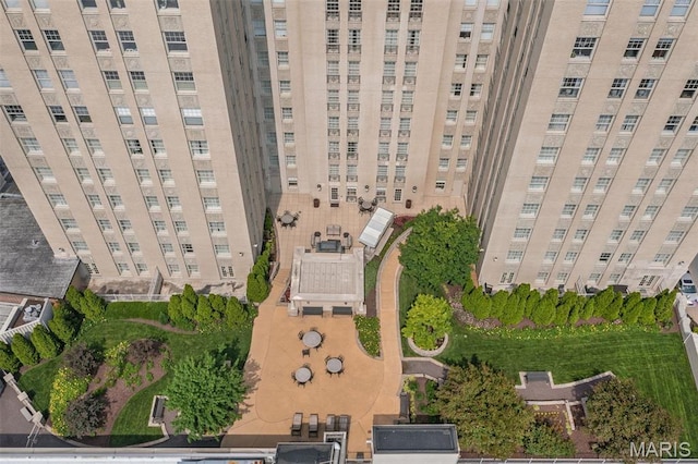 aerial view