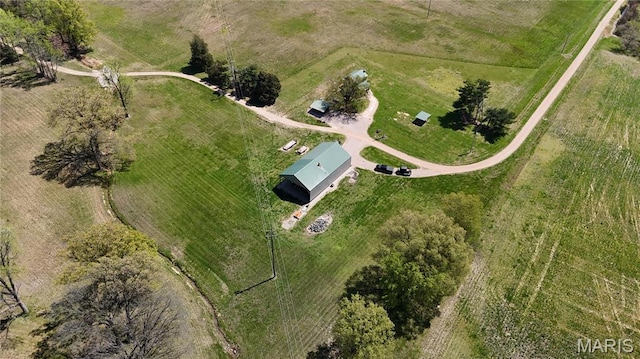 12503 County Road 292, Bloomfield, MO 63825 - aerial view of property's location featuring rural landscape