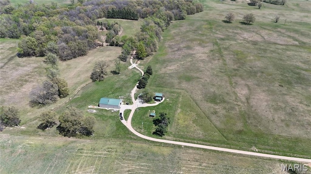12503 County Road 292, Bloomfield, MO 63825 - aerial overview of property's location with rural landscape
