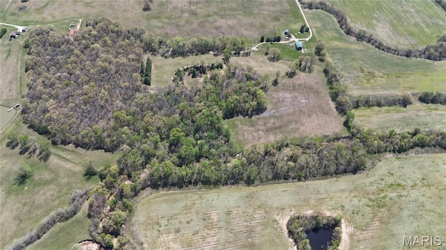 12503 County Road 292, Bloomfield, MO 63825 - aerial view of property's location with rural landscape