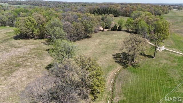 12503 County Road 292, Bloomfield, MO 63825 - aerial view of sparsely populated area featuring a heavily wooded area