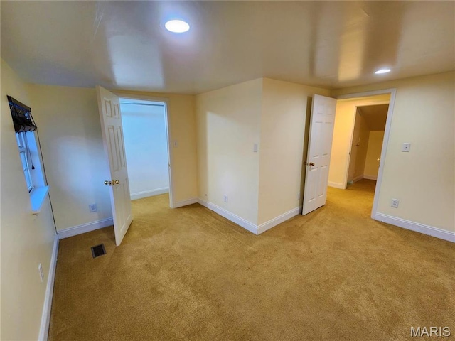 436 Hern Ave, Saint Louis, MO 63135 - empty room featuring carpet, recessed lighting, and baseboards