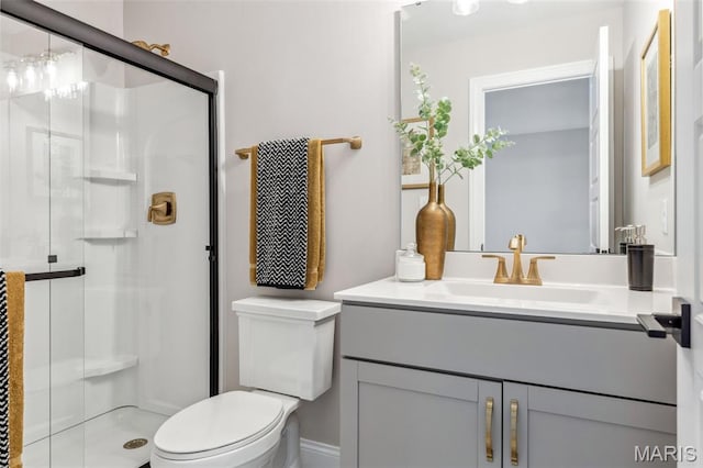973 Tara Ct, Chesterfield, MO 63005 - full bath with a shower stall and vanity