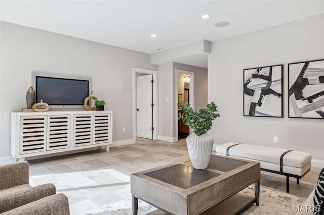 973 Tara Ct, Chesterfield, MO 63005 - living area featuring recessed lighting and baseboards