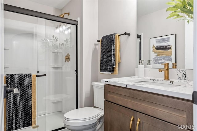 973 Tara Ct, Chesterfield, MO 63005 - bathroom with vanity and a stall shower