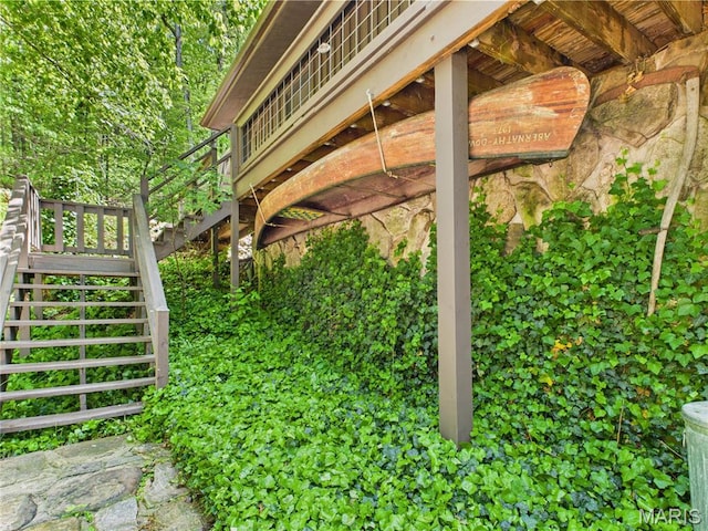 1 Richbark Ln, Van Buren, MO 63965 - exterior view of stairway