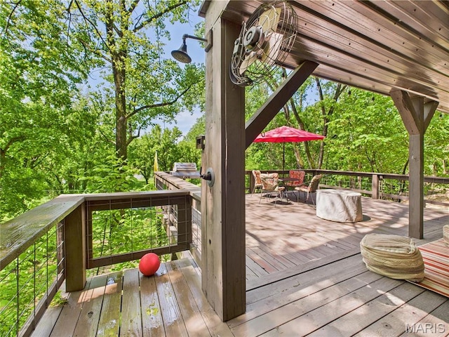 1 Richbark Ln, Van Buren, MO 63965 - deck with outdoor dining area