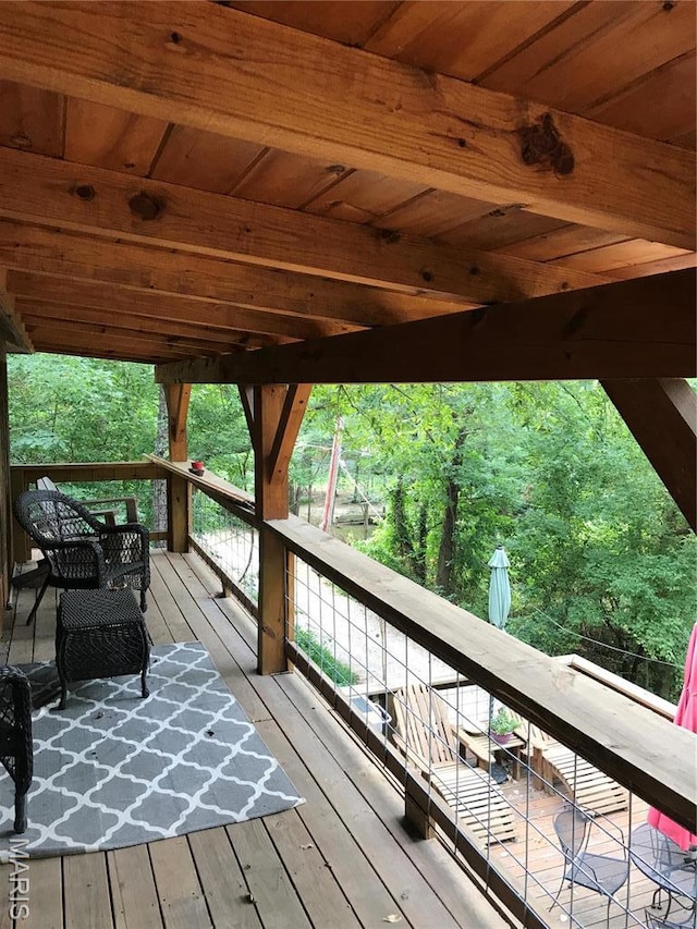 1 Richbark Ln, Van Buren, MO 63965 - view of wooden terrace