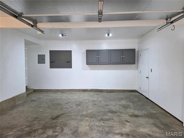 306 Edna Ln, Sparta, IL 62286 - garage with electric panel