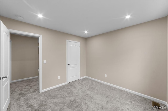 317 Newbridge Way, Ofallon, MO 63368 - unfurnished bedroom with carpet flooring, recessed lighting, and baseboards