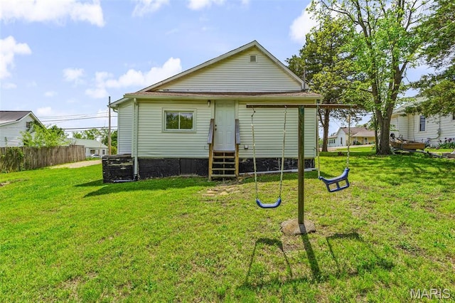 608 W Main St, Park Hills, MO 63601 - rear view of house with entry steps