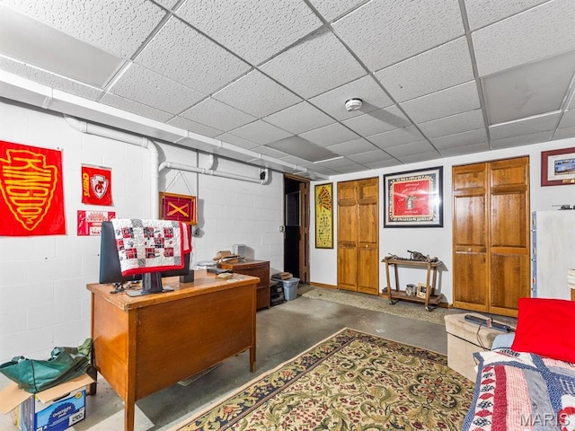 2700 Woods Way, Belleville, IL 62221 - office space featuring concrete block wall and concrete flooring